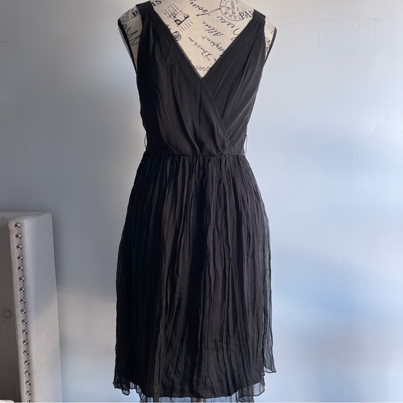 Alberta Ferretti Silk Little Black Dress - Picture 6 of 14